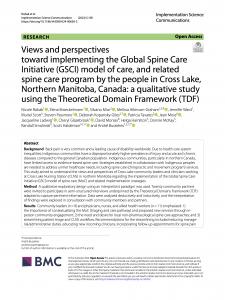 Image of a page of text from the peer-reviewed article authored by Global Spine Care Initiative researchers