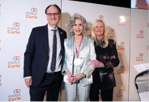 Prof. Alain Puisieux, Jane Fonda, Dr. Susan Blumenthal (Photo Credit: PMC for Getty Images / Jared Siskin)