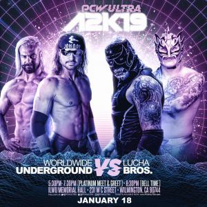Worldwide Underground (PJ Black/John Hennigan) vs. Lucha Bros. (Fenix/PENTA EL ZERO M)
