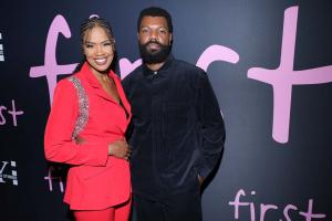 Co stars Jahmela Yarbrough and Will Catlett attend the Los Angeles Red Carpet Premiere of "FIRST" (Photo by Arnold Turner/ATArchives 4 Yarbrough Studios)