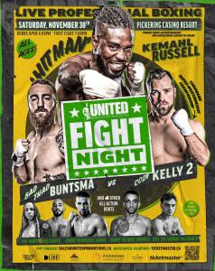 United Promotions Fight Night Sponsored by Brass Knuckles Canadian Whiskey