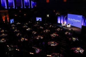 Elegant setting of the UN Gala Night, highlighting the event’s focus on global leadership and impactful partnerships.