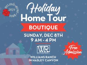 Holiday Home Tours 2024 Henry Mayo Newhall Hospital Boutique at Williams Ranch - December 8, 4-7 PM