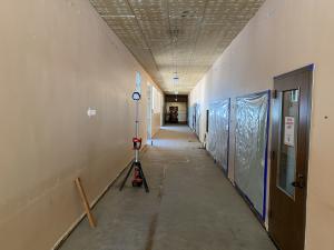 Hallway and Classrooms Renovated from top to bottom