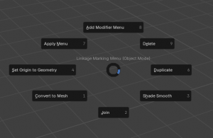 Free blender software tool for marking designs