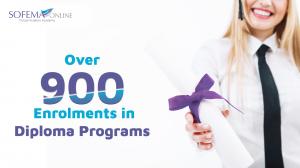 Sofema Online Celebrates a Significant Achievement with Over 900 Diploma Program Enrolments press release image