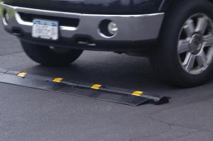 RubberForm's speed bumps ensure that vehicles travel at a safe speed in high-risk areas.