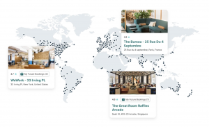 Upflex workspace network map