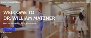 Website of Dr William Matzner California