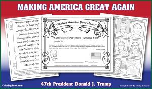 Ultimate Three Volume Set Coloring Book Art Collection Coloring Books of Donald J Trump