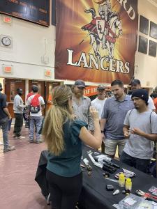 Burndy Table Demonstration to electrical apprentices