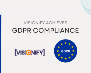 Visionify achieves GDPR Compliance certification.