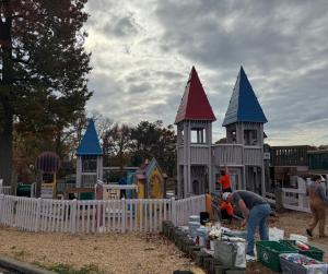 1000 Hands Playground under renovation