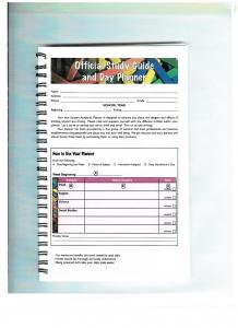 Actual original driver education  planner