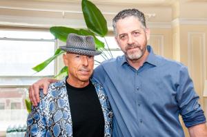 Author Patrick Girondi and Tony Lyons, CEO of Skyhorse Publishing; photo by Deborah Suchman Zeolla