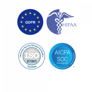 Artificio Certification for ISO 27001, SOC 2 Type 2, HIPPA and GDPR