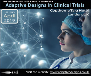 SMi's Adaptive Designs in Clinical Trials Conference 2019