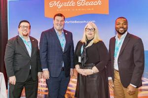 Ethan Bursofsky, Branch Chief, Office of Private Sector Exchange; Scott Weinhold, Principal Deputy Assistant Secretary, Bureau of Educational and Cultural Affairs; Carrie Linch, Program Analyst, Office of Private Sector Exchange; Sidiki Savadogo, Junior Program Analyst.