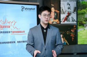 Jonas Hu at the launch of a new cultural initiative, blending ancient Confucian wisdom with modern media