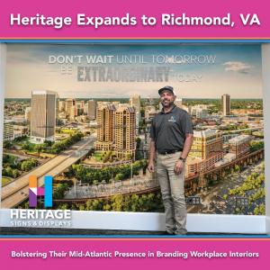 Chad Williams, Regional Install Facilitator, Leading Heritage Signs & Displays' Richmond, VA Market Expansion