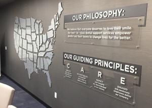 A Heritage produced and installed Mission Wall Display