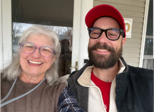 A J. Blanton Plumbing technician explains the frozen pipe repair process to a customer, highlighting the company’s expertise in fixing sewage pipes and providing emergency plumber services to protect Chicagoland homes this winter.