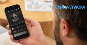 cna network - on mobile phone