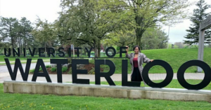 Dr Linda Pajoel at University of Waterloo in 2018