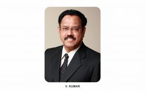 "Portrait of Dr. V. Kumar, an award-winning marketing scholar, celebrated for his contributions to customer relationship management, data analytics, and global marketing strategies."