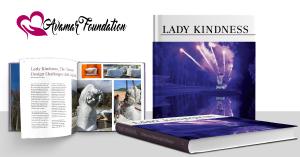 Image of the coffee table book "Lady Kindness" released by The Avamar Foundation.