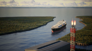 Argent GTT Ships Entering Port Fourchon