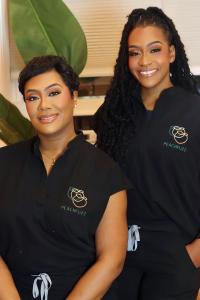 PeachFuzz Studio Co-Founders, Keisha Gaymon-Wagner and Kristin Wagner