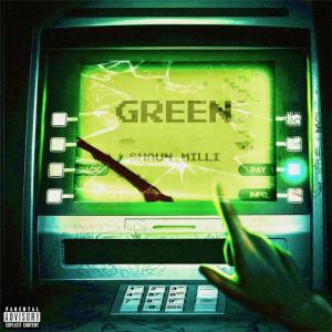 Shaun Milli promoting his new single “Green”, featuring an eye-catching cover art that symbolizes themes of growth and innovation in his music.