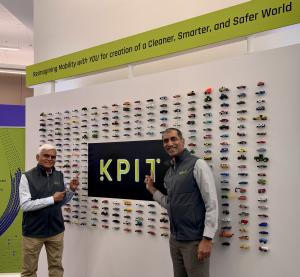 Mr. Kishor Patil, CEO, KPIT Technologies & Mr.Anup Sable , CTO, KPIT Technologies at the KPIT CES 2025 Technology Showcase