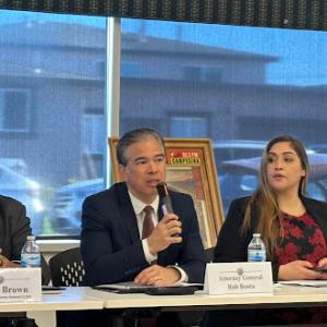 California AG Rob Bonta at Convening on Immigrant Rights.