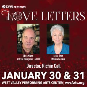 Actors Chris Mixon and Leslie Brott starring in Love Letter at West Valley Arts