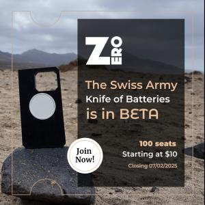 ZERO is reusable and made of recycled materials