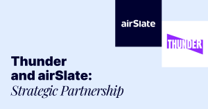 Thunder-airSlate Partnership