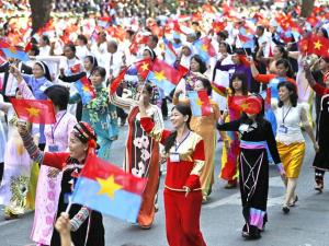 Celebration in Ho Chi Minh City for the 40th anniversary (Covid canceled the 45th)