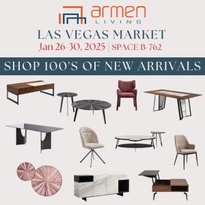 Armen Living invites you to join them at Winter Las Vegas Market to discover 200 + new collections that will redefine expectations, with a look that is unexpected and sophisticated, for luxury indoor and outdoor living.