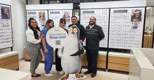 Stanton Optical Roswell Staff Celebrating Grand Opening Ceremony