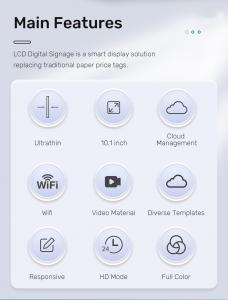 LCD Display Signage main features