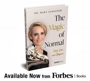 Book cover image of "The Magic of Normal" by Dr. Maky Zanganeh