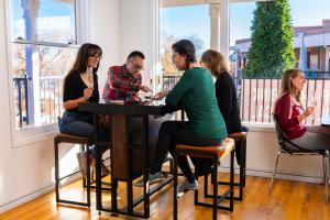 The Tasting Table and Wine Experience at the New Mexico Wine studio in Albuquerque, NM.