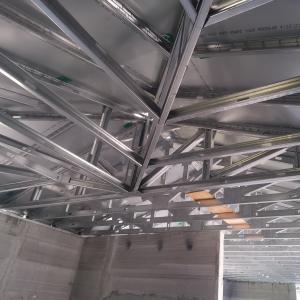 Fire-resistant steel roof