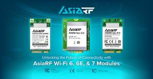 AsiaRF Launches Wi-Fi 6, 6E, and Wi-Fi 7 Modules to Redefine Wireless Connectivity