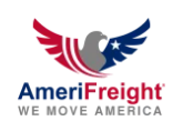 The AmeriFreight Auto Transport Logo