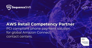 WS Retail Competency badge awarded to SequenceShift for secure and scalable payment solutions in retail contact centers.