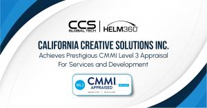 California Creative Solutions Inc. Achieves Prestigious CMMI Level 3 Appraisal for Services and Development