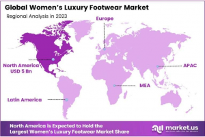 Women Luxury Footwear Market region